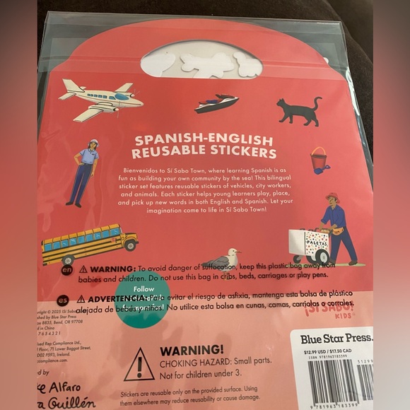 Si Sabo Town Spanish-English Sticker Set - Picture 3 of 9